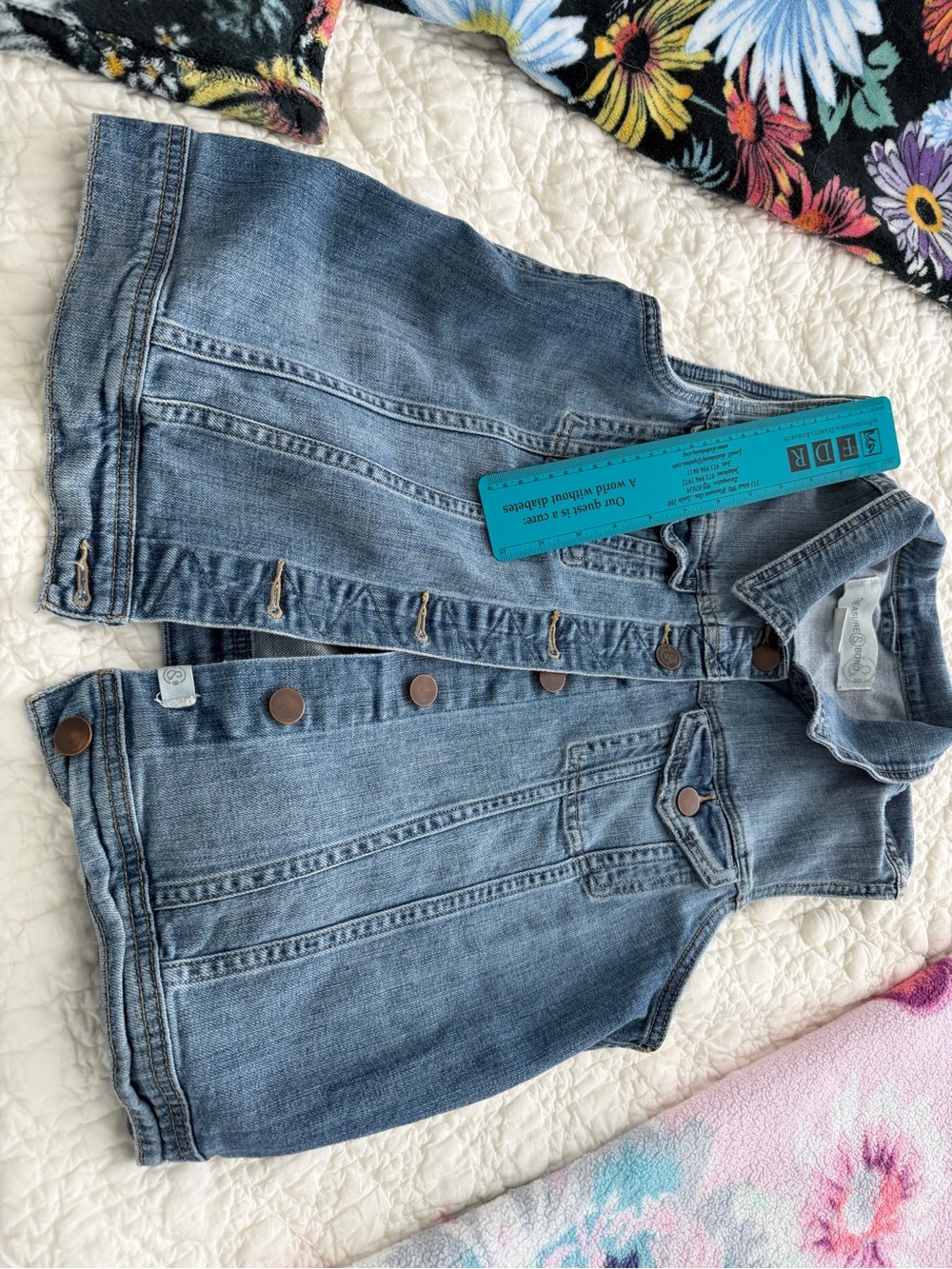 Treasure & Bond Light Blue Denim Vest